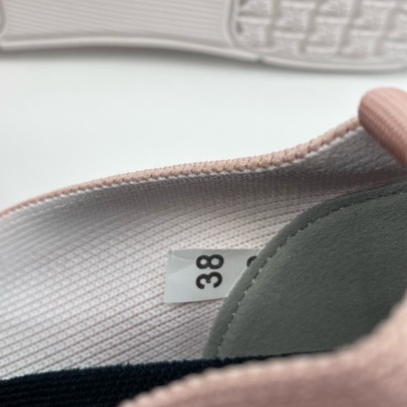 Pattrily Pink & White Stripe Boat Shoe Sneaker Size 38 - Picture 10 of 10